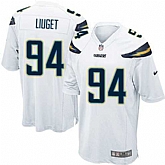 Nike Men & Women & Youth Chargers #94 Liuget White Team Color Game Jersey,baseball caps,new era cap wholesale,wholesale hats